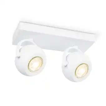 Praxis Home sweet home ledspot nop wit 2x5,8w aanbieding