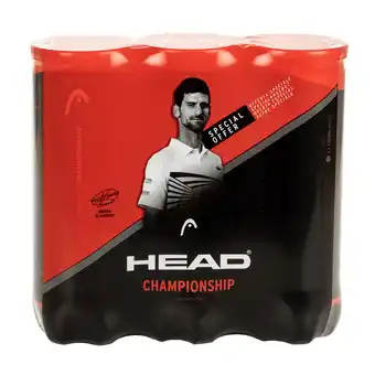 Plutosport Head championship novak djokovic tennisballen (3x 3-can) aanbieding