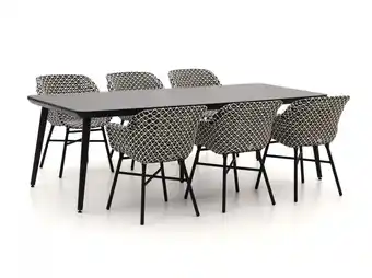 Kees Smit Hartman delphine/studio 240cm dining tuinset 7-delig aanbieding