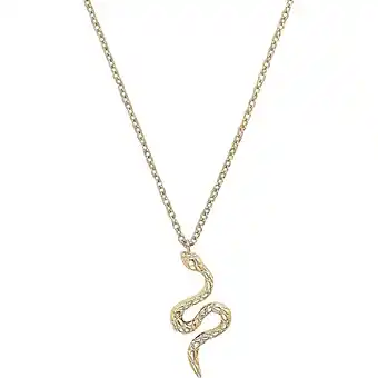 Douglas Noelani ketting met hanger voor dames, sterling zilver 925 verguld, slang aanbieding