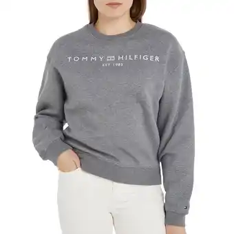 Plutosport Tommy hilfiger logo sweater dames aanbieding