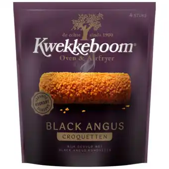 Dekamarkt Kwekkeboom oven kroketten black angus 4 stuks aanbieding