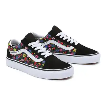 Plutosport Vans old skool floral sneakers senior aanbieding