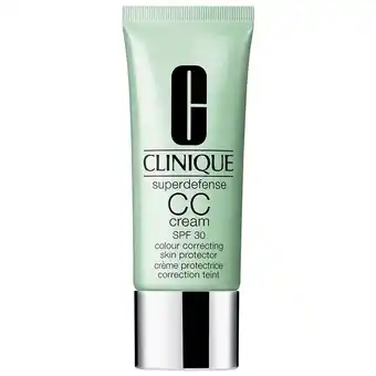 Douglas Clinique superdefense superdefense colour correcting skin protector cc cream spf30 aanbieding