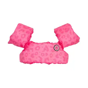 Babypark Swim essentials zwemvest - pink leopard - 2-6 jaar aanbieding