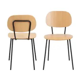 Babypark Kidsmill fem eetkamer stoel - oak aanbieding