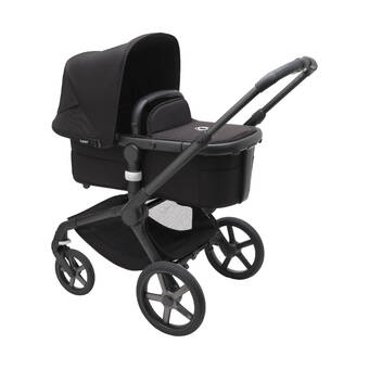 Babypark Bugaboo fox 5 kinderwagen 2-in-1 - black / midnight black aanbieding