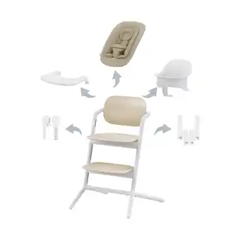 Babypark Cybex lemo 4-in-1 kinderstoel sand white aanbieding