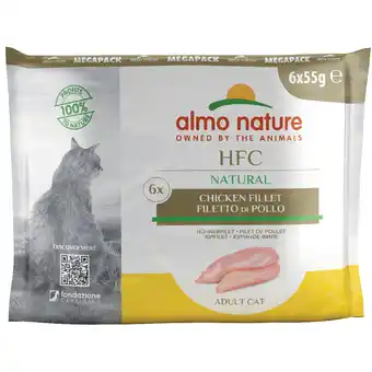 Zooplus 24x55g natural maaltijdzakjes kipfilet almo nature classic kattenvoer aanbieding