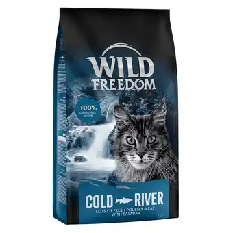 Zooplus 3x2kg voordeelpakket - cold river - zalm wild freedom kattenvoer aanbieding