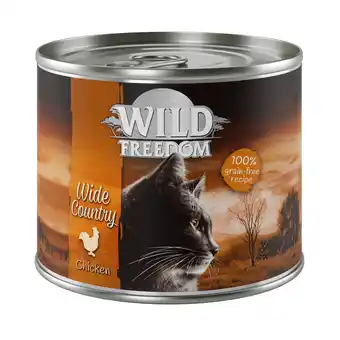 Zooplus 12x200g adult wide country pure kip wild freedom kattenvoer aanbieding