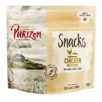 Zooplus 3x100g kip & vis graanvrij purizon hondensnacks aanbieding