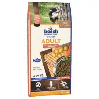 Zooplus 2x15kg bosch adult zalm & aardappel hondenvoer aanbieding