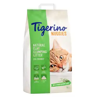 Zooplus Tigerino nuggies kattenbakvulling - fresh - dubbelpak: 2 x 14 l aanbieding