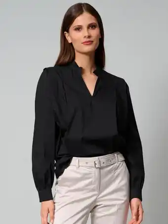 Klingel Blouse met strik alba moda zwart aanbieding