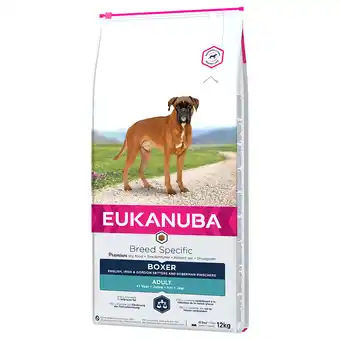 Zooplus 2x12kg boxer eukanuba breed specific hondenvoer aanbieding