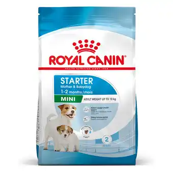 Zooplus 2x8kg mini starter mother & babydog royal canin hondenvoer aanbieding