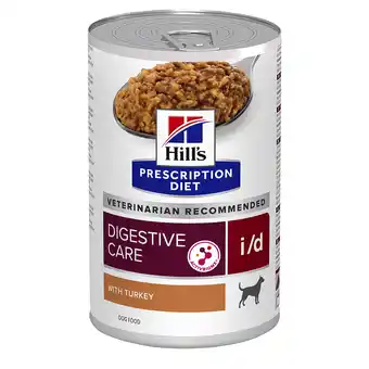 Zooplus 12x360g i/d digestive care kalkoen hill's prescription diet hondenvoer aanbieding