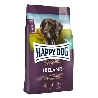 Zooplus 12,5kg ierland zalm & konijn happy dog supreme sensible hondenvoer aanbieding