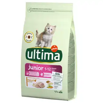 Zooplus Ultima kat junior kip - dubbelpak: 2 x 1,5 kg aanbieding