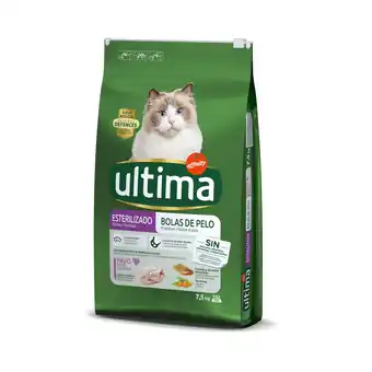 Zooplus 2x7,5kg ultima cat sterilized hairball kattenvoer aanbieding