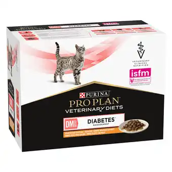 Zooplus Purina pro plan veterinary diets feline dm st/ox - diabetes management kip - 20 x 85 g aanbieding