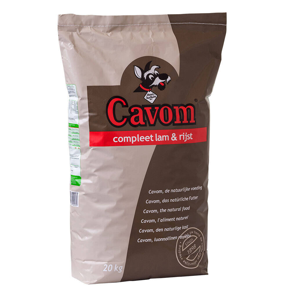 20kg compleet lamb & rice cavom hondenvoer aanbieding bij Zooplus