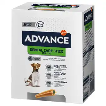 Zooplus 2x360g advance dental mini sticks hondensnacks aanbieding