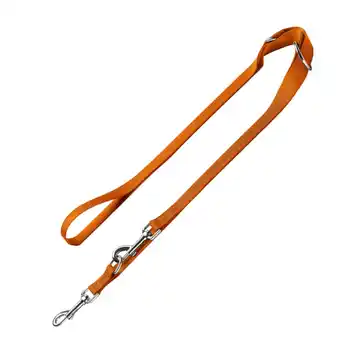 Zooplus Hunter set: halsband london l + riem london 200cm/15mm, oranje aanbieding