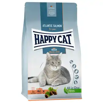 Zooplus Happy cat indoor zalm kattenvoer - 4 kg aanbieding