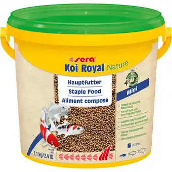 Zooplus 10% korting! sera koi royal - royal mini granulaat (3,8l) aanbieding