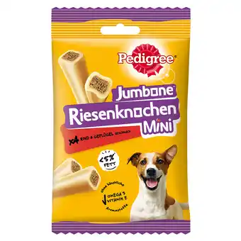 Zooplus 12x160g jumbone mini mega rund pedigree hondensnacks aanbieding