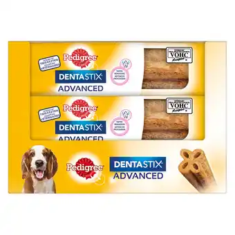 Zooplus 9x80g dentastix advanced voor middelgrote honden pedigree hondensnacks aanbieding