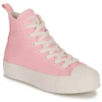 Spartoo Converse hoge sneakers chuck taylor all star lift-sunrise pink/sunrise pink/vintage whi aanbieding