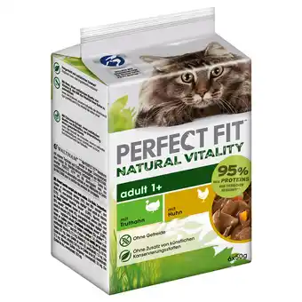 Zooplus Perfect fit natural vitality adult 1+ - kip en kalkoen (36 x 50 g) aanbieding