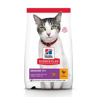 Zooplus 3kg senior 11+ healthy ageing kip hill's science plan kattenvoer aanbieding