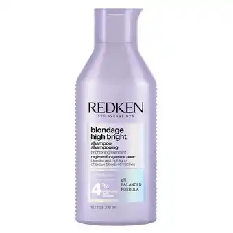 Douglas Redken blondage high bright shampoo aanbieding