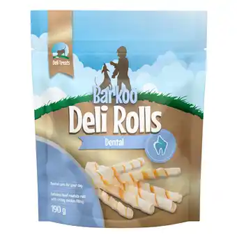 Zooplus 3x190g deli rolls dental barkoo hondenvoer aanbieding