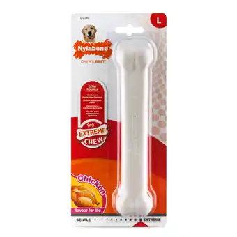 Zooplus Nylabone dura chew chicken maat l l20xb4,0xh2,0cm aanbieding