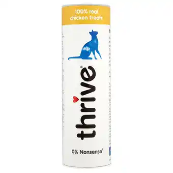 Zooplus 25g vriesgedroogde kip thrive kattensnacks aanbieding