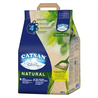 Zooplus 15% korting! catsan kattenbakvulling - natural (20 l) aanbieding