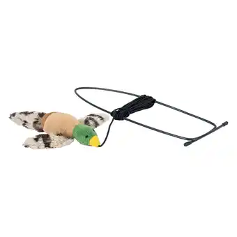 Zooplus Trixie kattenspeelgoed vogel voor deurkozijn 13cm/175cm aanbieding