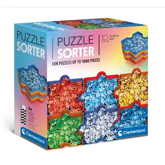 Toys2Play Clementoni puzzel sorteerbakjes 6-delig aanbieding