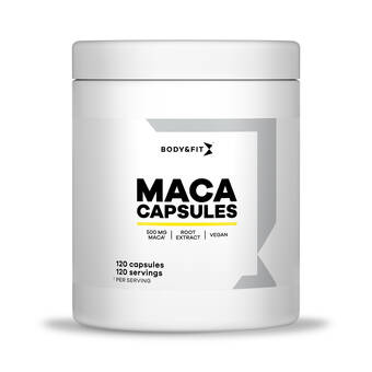 Body & Fit Maca capsules - body & fit - 120 capsules aanbieding