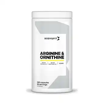 Body & Fit Arginine & ornithine premium | body & fit | 240 stuks (60 doseringen) aanbieding