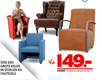 Seats and Sofas Knight aanbieding