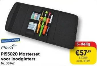 Toolstation Pi55020 masterset voor loodgieters nr.35747 aanbieding
