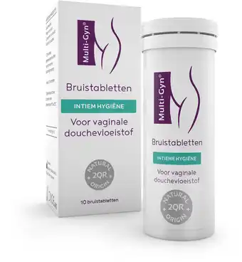 Drogisterij.net Multi-gyn bruistabletten voor vaginale douchevloeistof (10st) aanbieding