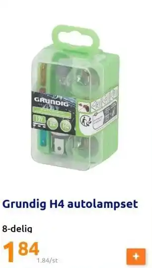 Action Grundig h4 autolampset aanbieding