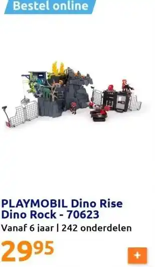 Action Playmobil dino rise dino rock - 70623 aanbieding